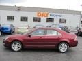 2007 Merlot Metallic Ford Fusion SE  photo #2