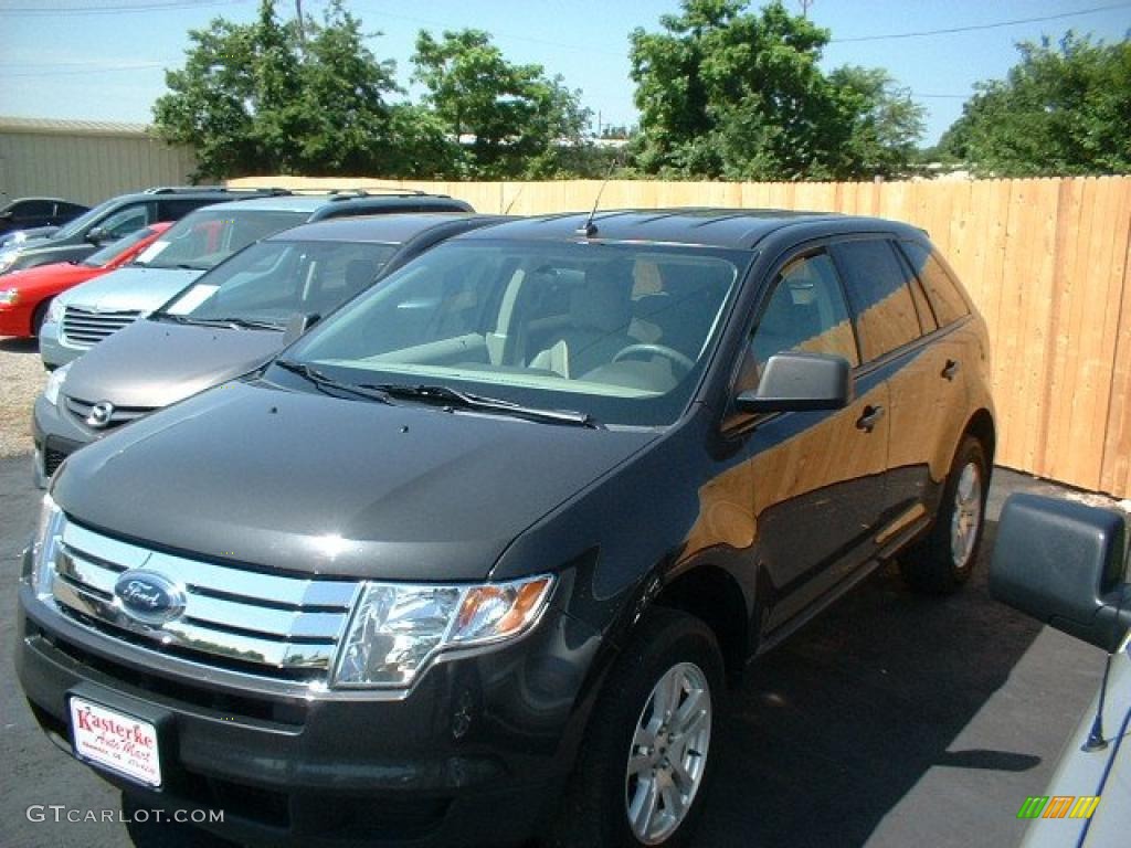 2007 Edge SE - Carbon Metallic / Medium Light Stone photo #3