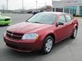 2010 Inferno Red Crystal Pearl Dodge Avenger SXT  photo #1