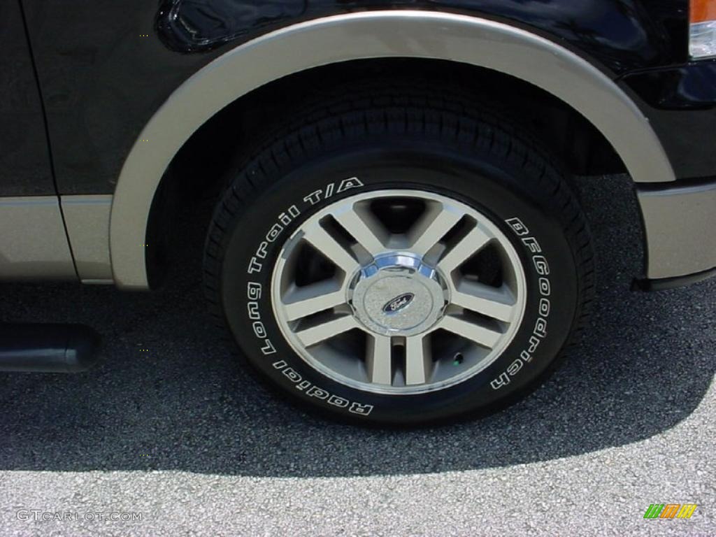 2006 F150 Lariat SuperCrew - Black / Black photo #3