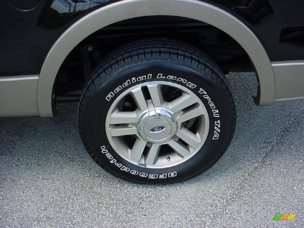 2006 F150 Lariat SuperCrew - Black / Black photo #12