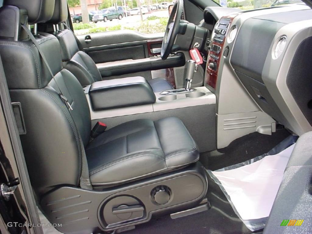 2006 F150 Lariat SuperCrew - Black / Black photo #21