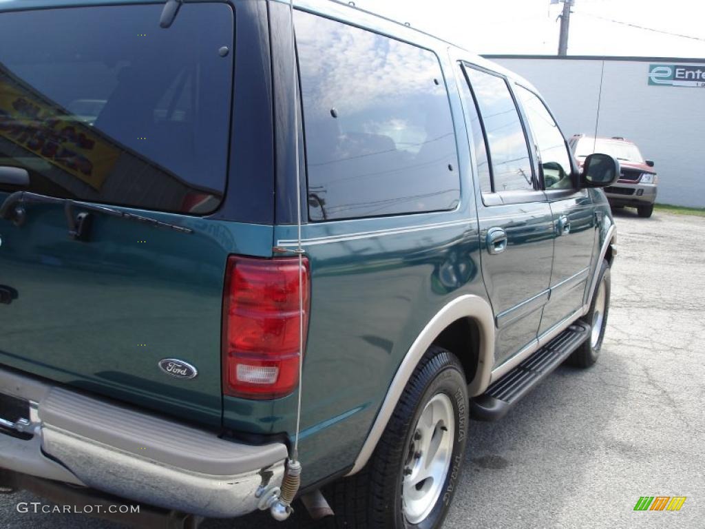 1998 Expedition Eddie Bauer 4x4 - Pacific Green Metallic / Medium Prairie Tan photo #7