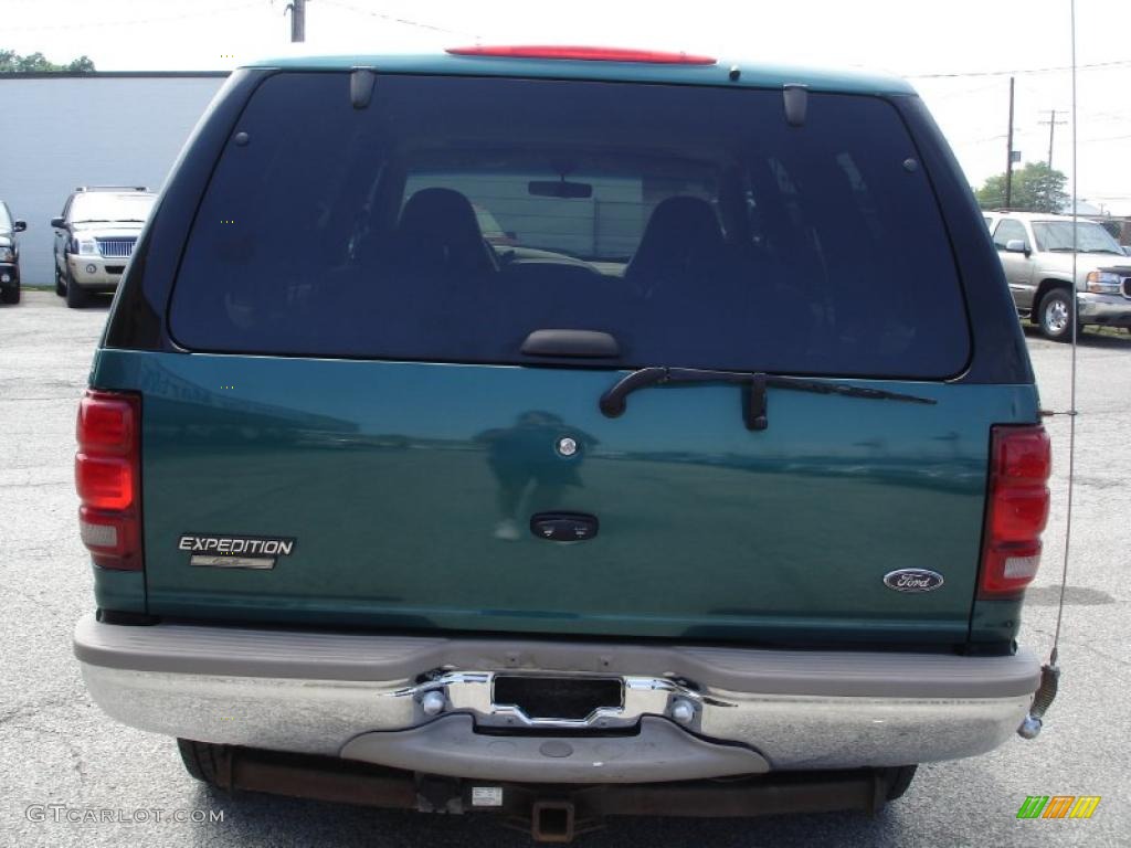1998 Expedition Eddie Bauer 4x4 - Pacific Green Metallic / Medium Prairie Tan photo #8