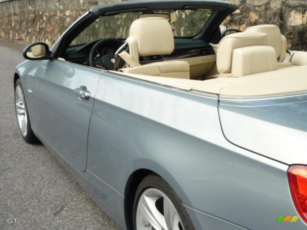 2007 3 Series 335i Convertible - Arctic Metallic / Cream Beige photo #16