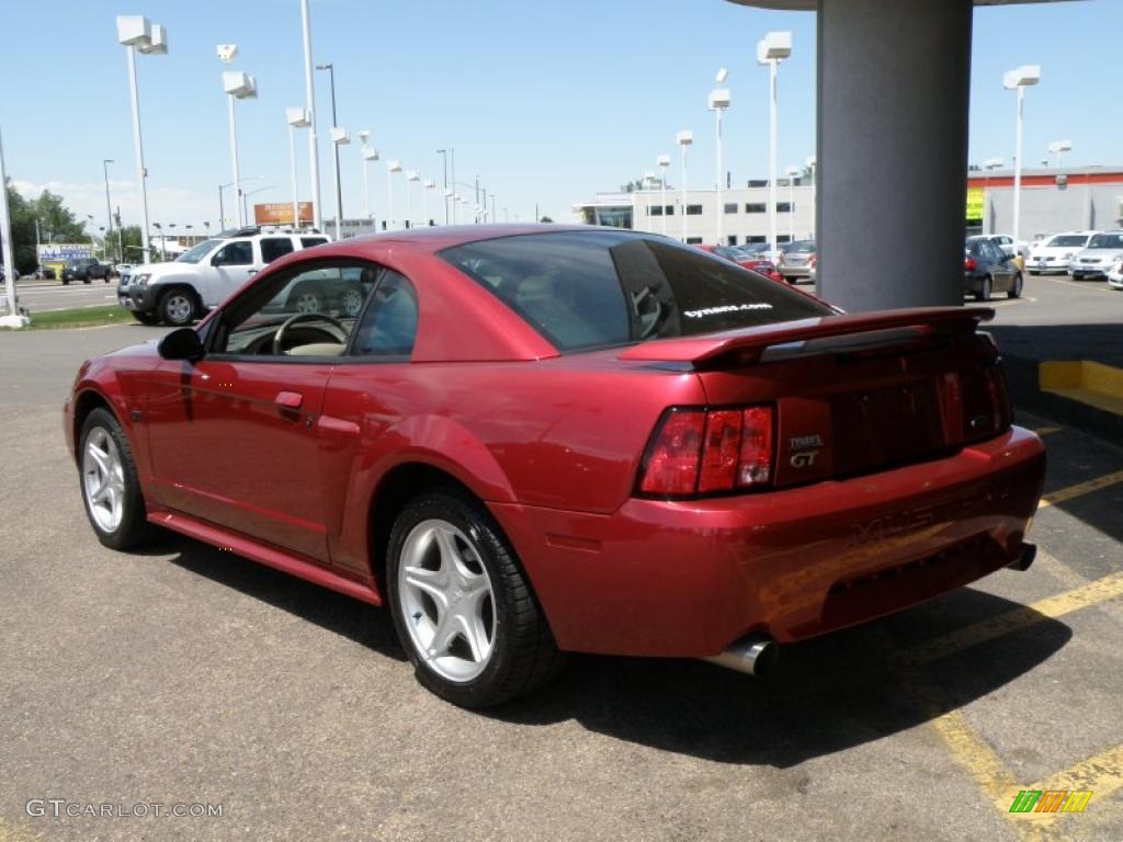 2003 Mustang GT Coupe - Redfire Metallic / Medium Parchment photo #4