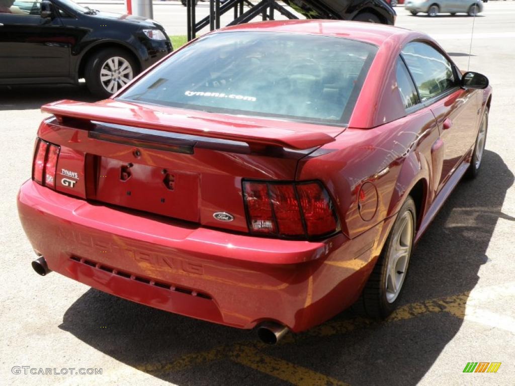 2003 Mustang GT Coupe - Redfire Metallic / Medium Parchment photo #6