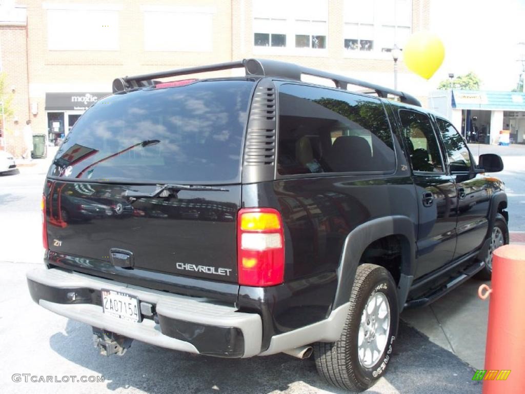 2002 Suburban 1500 Z71 4x4 - Onyx Black / Medium Gray/Neutral photo #23