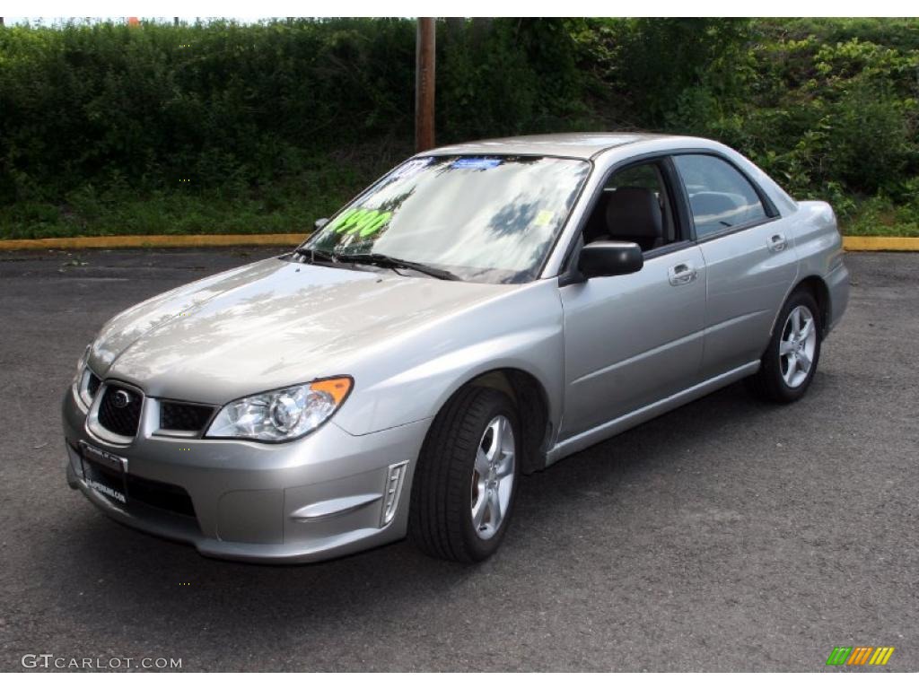 2007 Impreza 2.5i Sedan - Crystal Gray Metallic / Anthracite Black photo #1