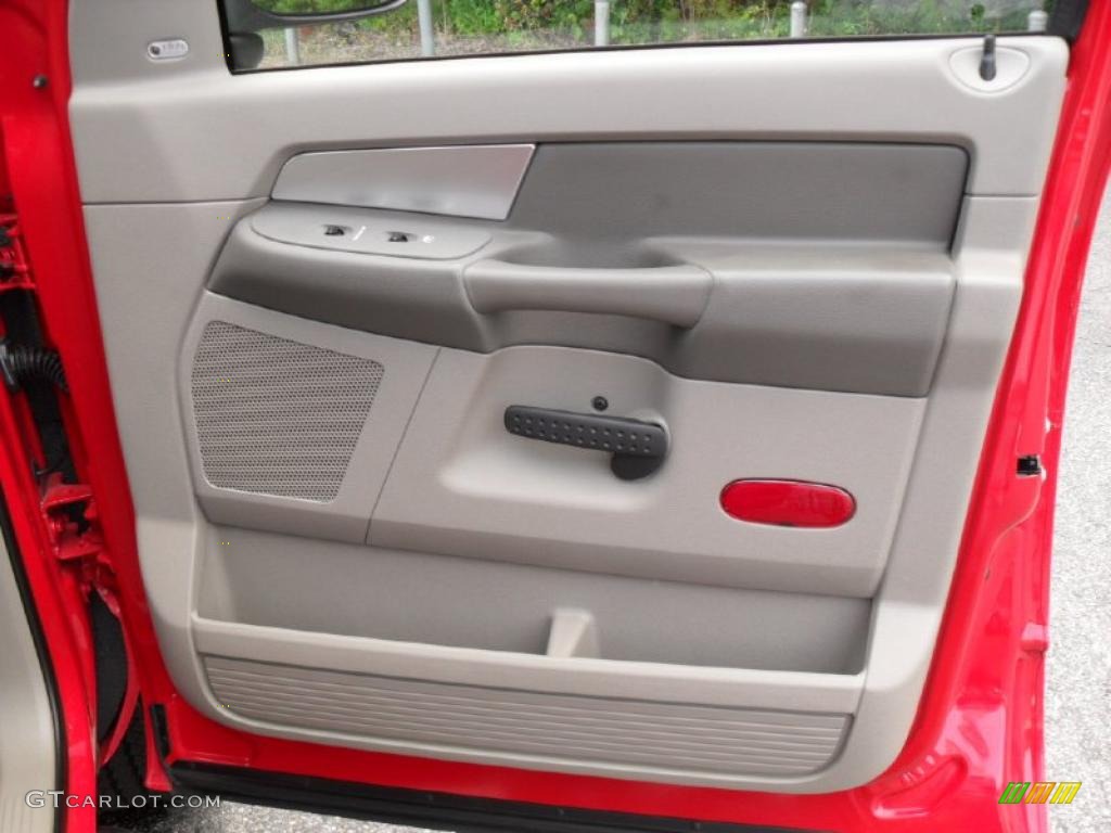 2008 Ram 1500 Big Horn Edition Quad Cab 4x4 - Flame Red / Medium Slate Gray photo #19