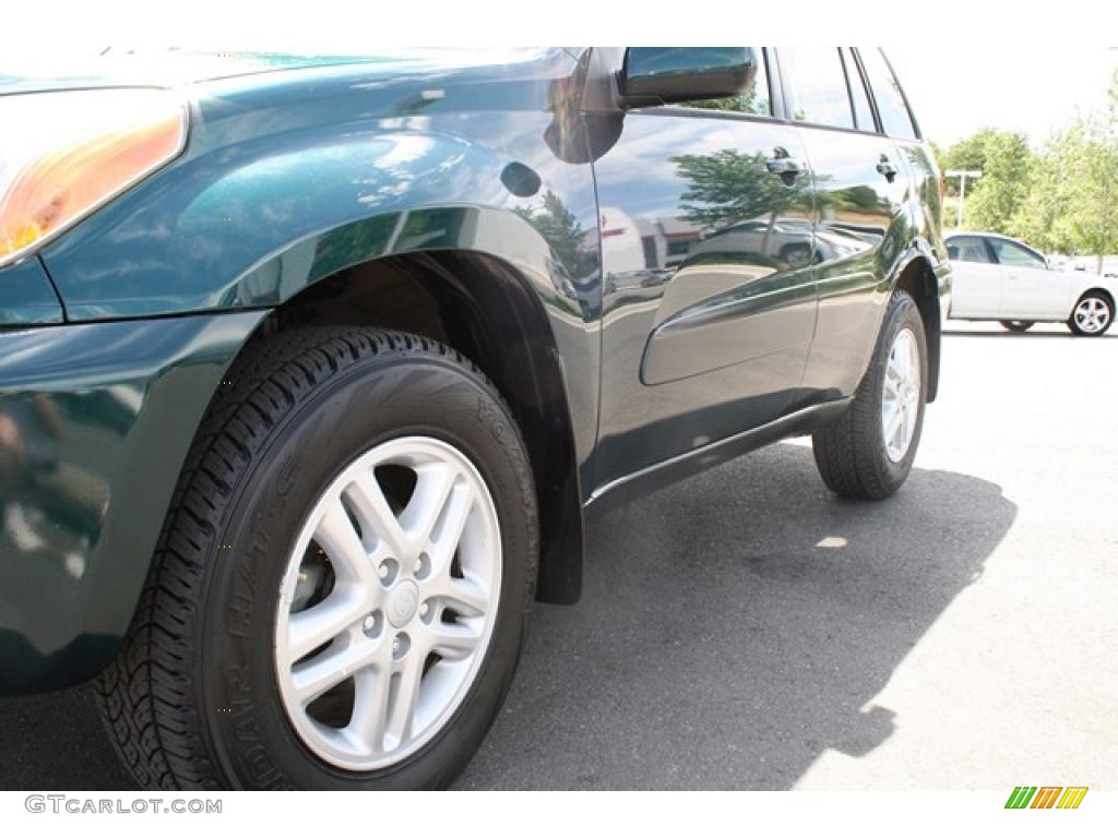 2003 RAV4 4WD - Rainforest Green Pearl / Gray photo #25