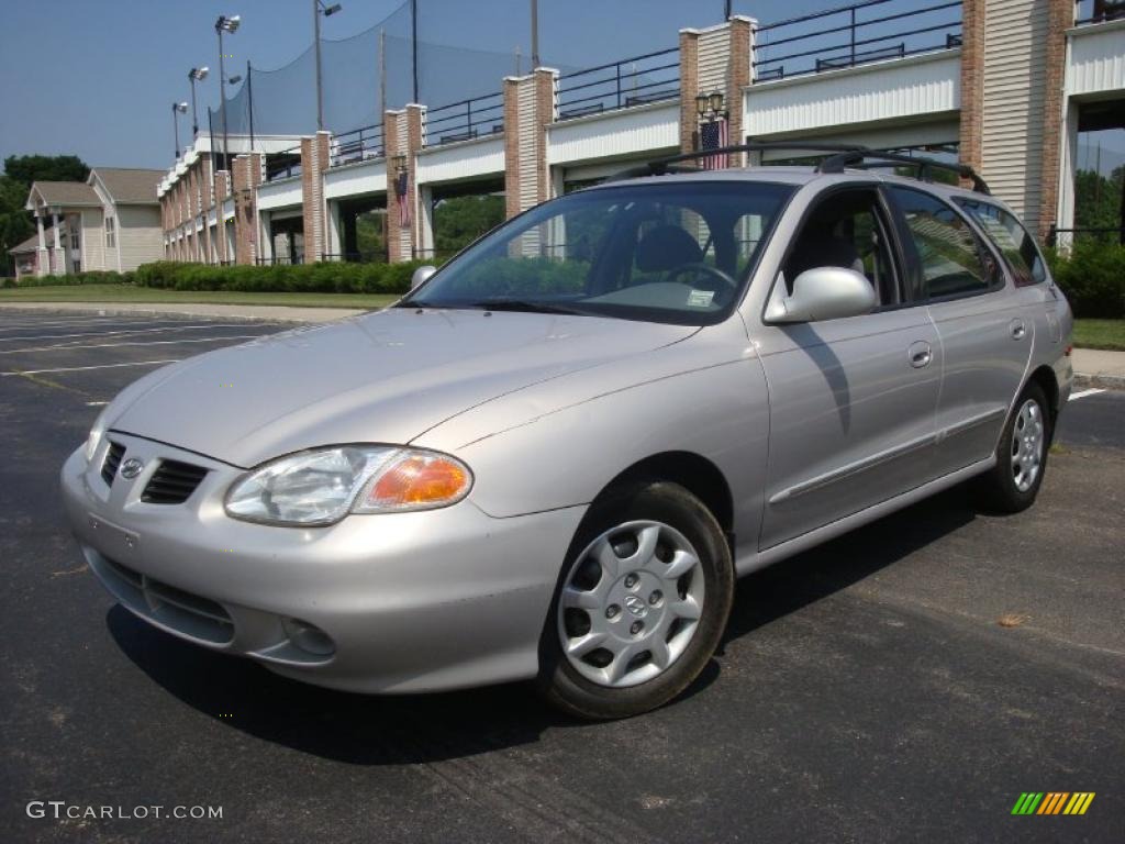 2000 Elantra GLS Wagon - Sandalwood / Gray photo #1