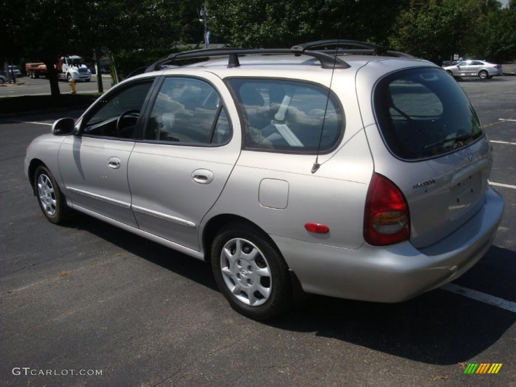 2000 Elantra GLS Wagon - Sandalwood / Gray photo #4