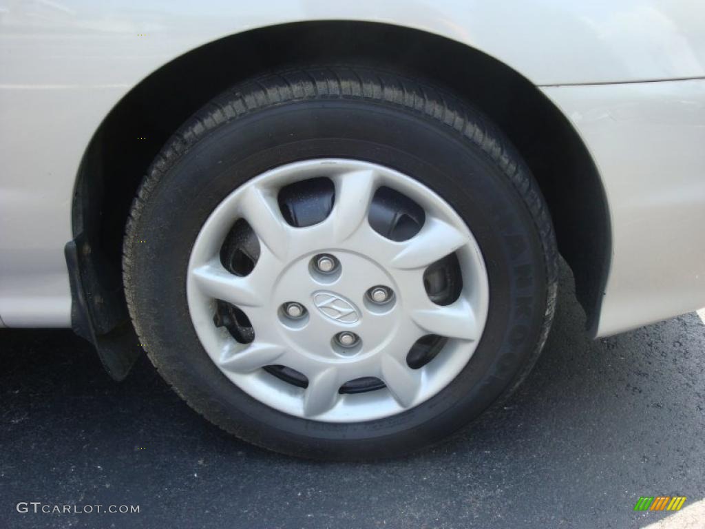 2000 Elantra GLS Wagon - Sandalwood / Gray photo #9
