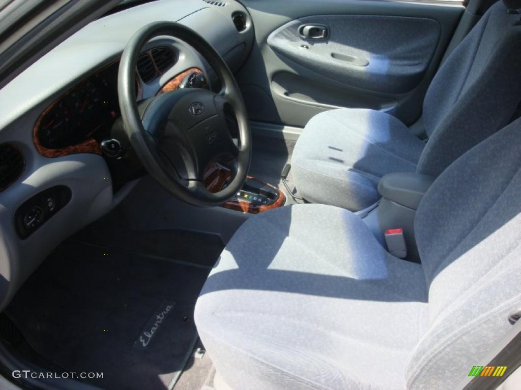2000 Elantra GLS Wagon - Sandalwood / Gray photo #12