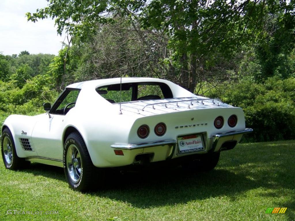 1972 Corvette Stingray Coupe - Classic White / Black photo #5