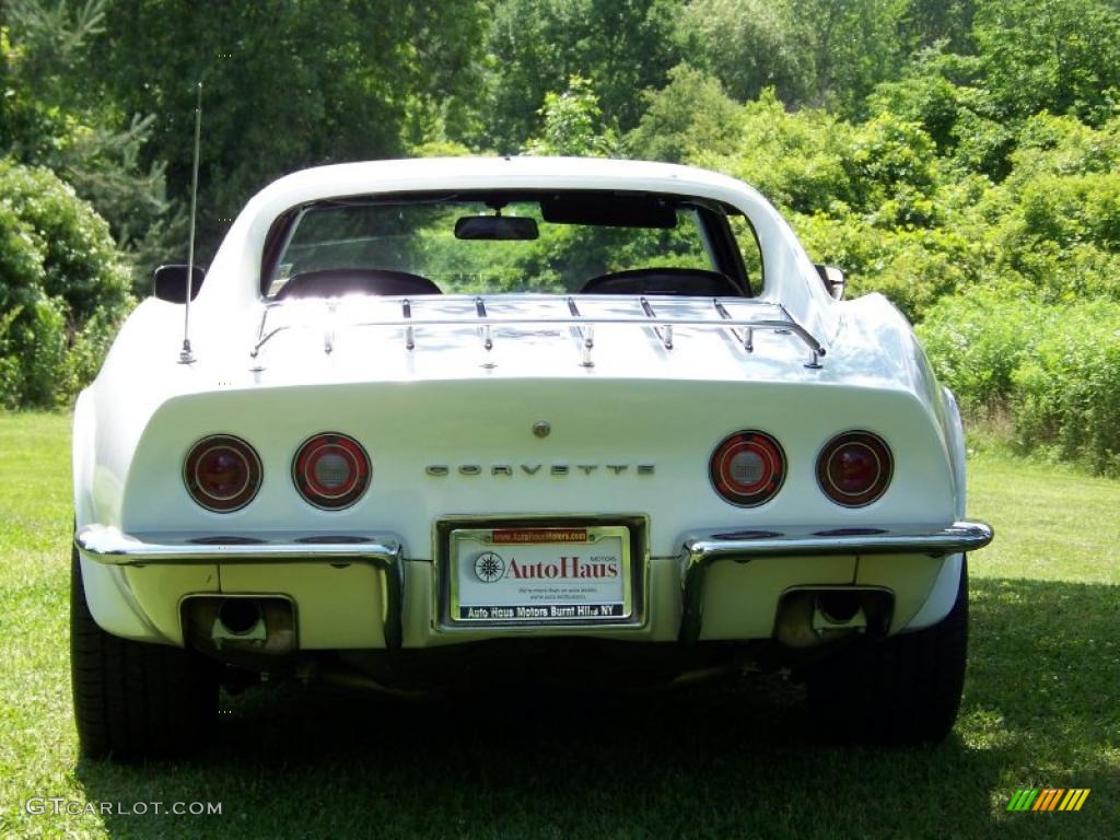 1972 Corvette Stingray Coupe - Classic White / Black photo #7