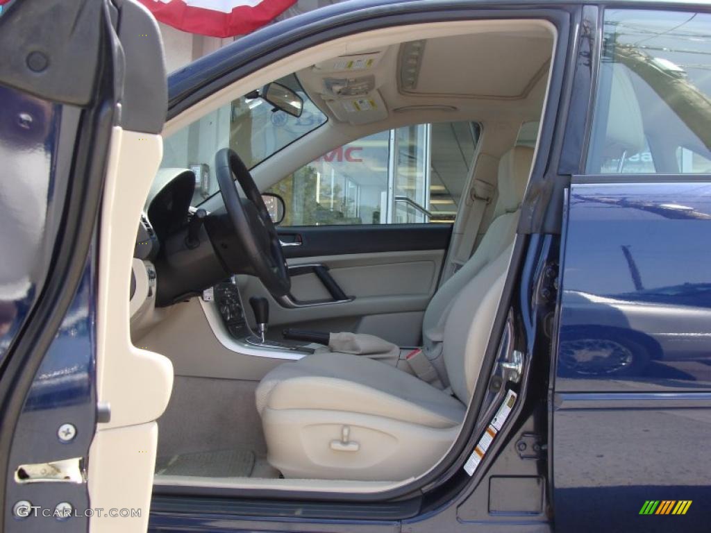2007 Legacy 2.5i Sedan - Regal Blue Pearl / Off-Black photo #9