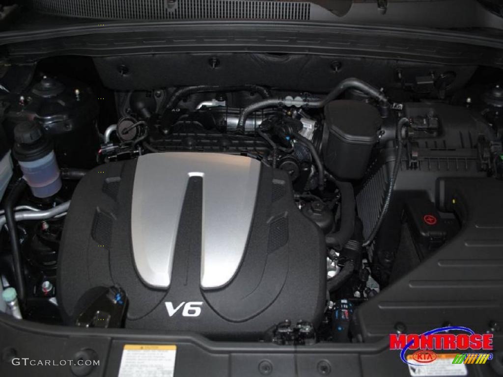 2011 Sorento EX V6 AWD - Ebony Black / Black/Beige photo #27