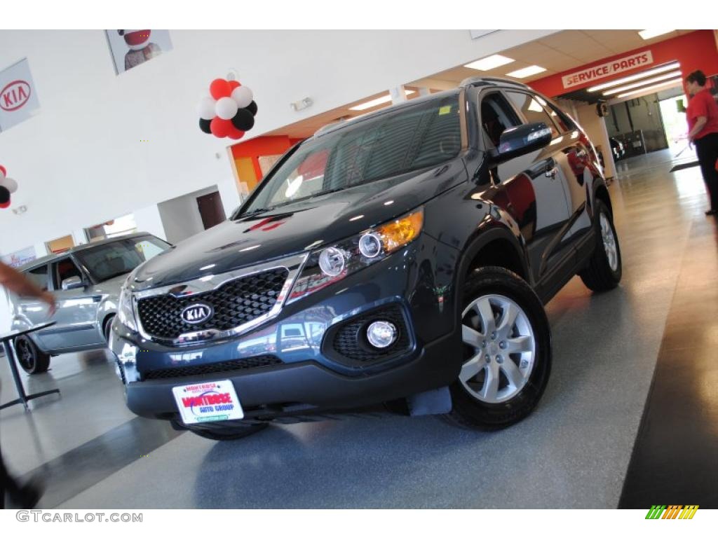 2011 Sorento LX - Pacific Blue / Black photo #2