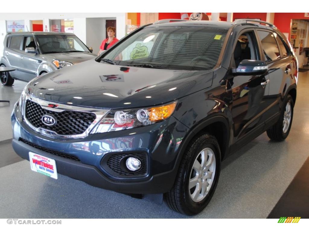 2011 Sorento LX - Pacific Blue / Black photo #3