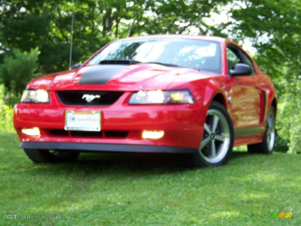 2004 Mustang Mach 1 Coupe - Torch Red / Dark Charcoal photo #1