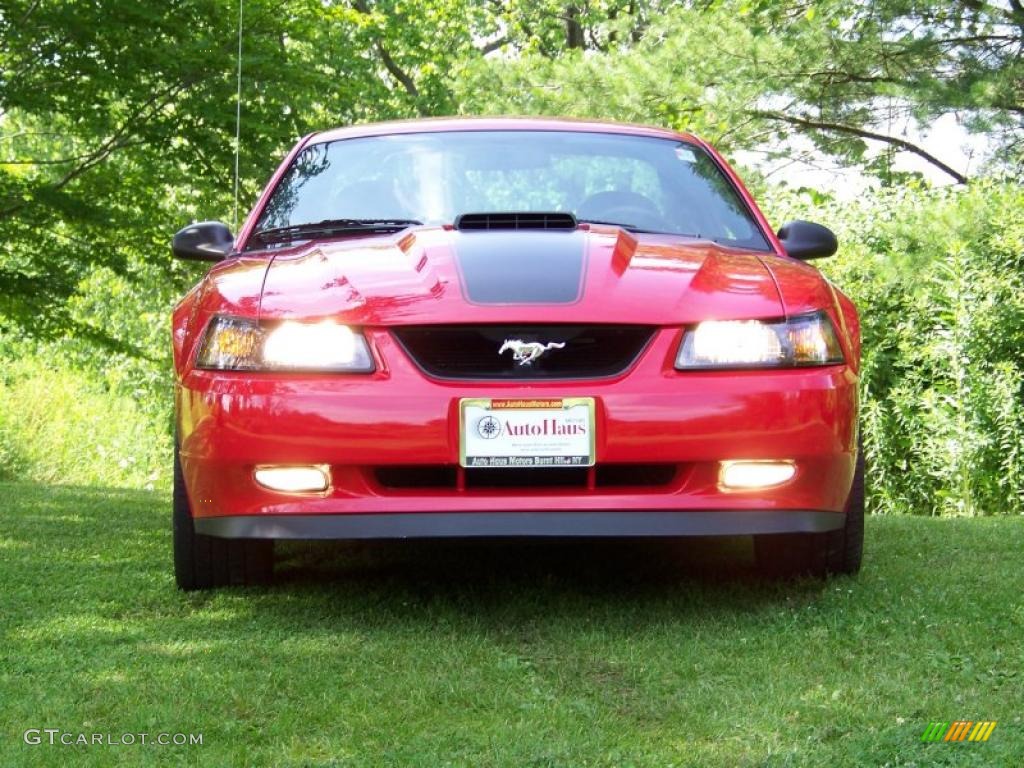 2004 Mustang Mach 1 Coupe - Torch Red / Dark Charcoal photo #2