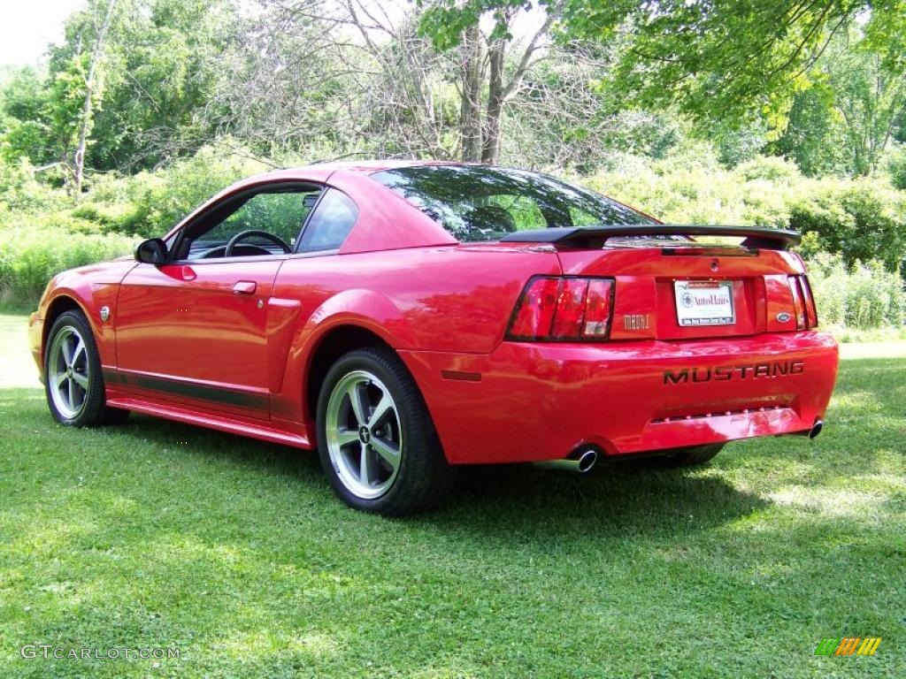 2004 Mustang Mach 1 Coupe - Torch Red / Dark Charcoal photo #7