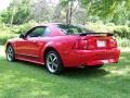2004 Torch Red Ford Mustang Mach 1 Coupe  photo #7