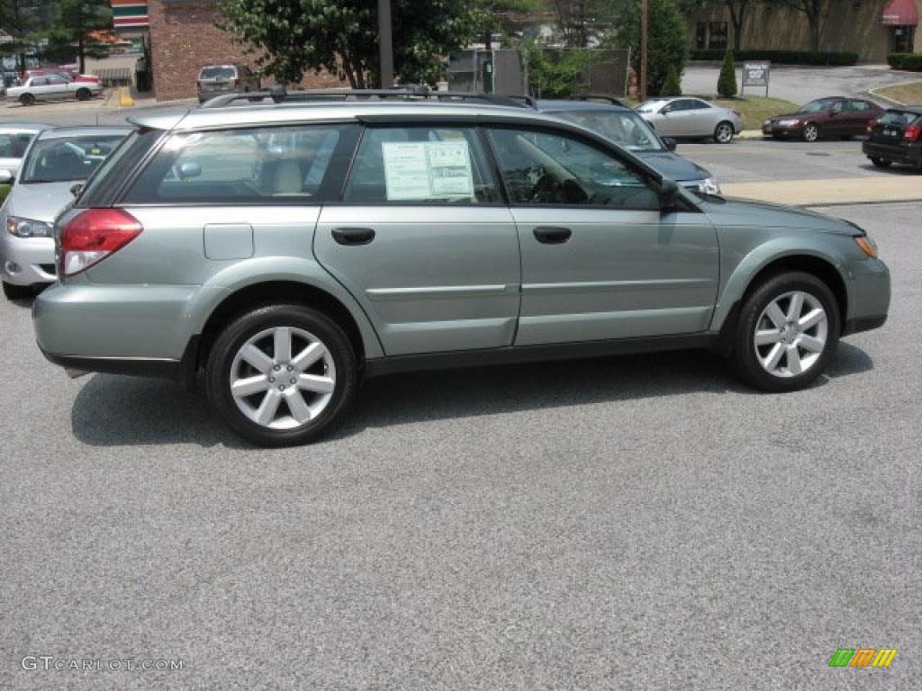 2009 Outback 2.5i Special Edition Wagon - Seacrest Green Metallic / Warm Ivory photo #8