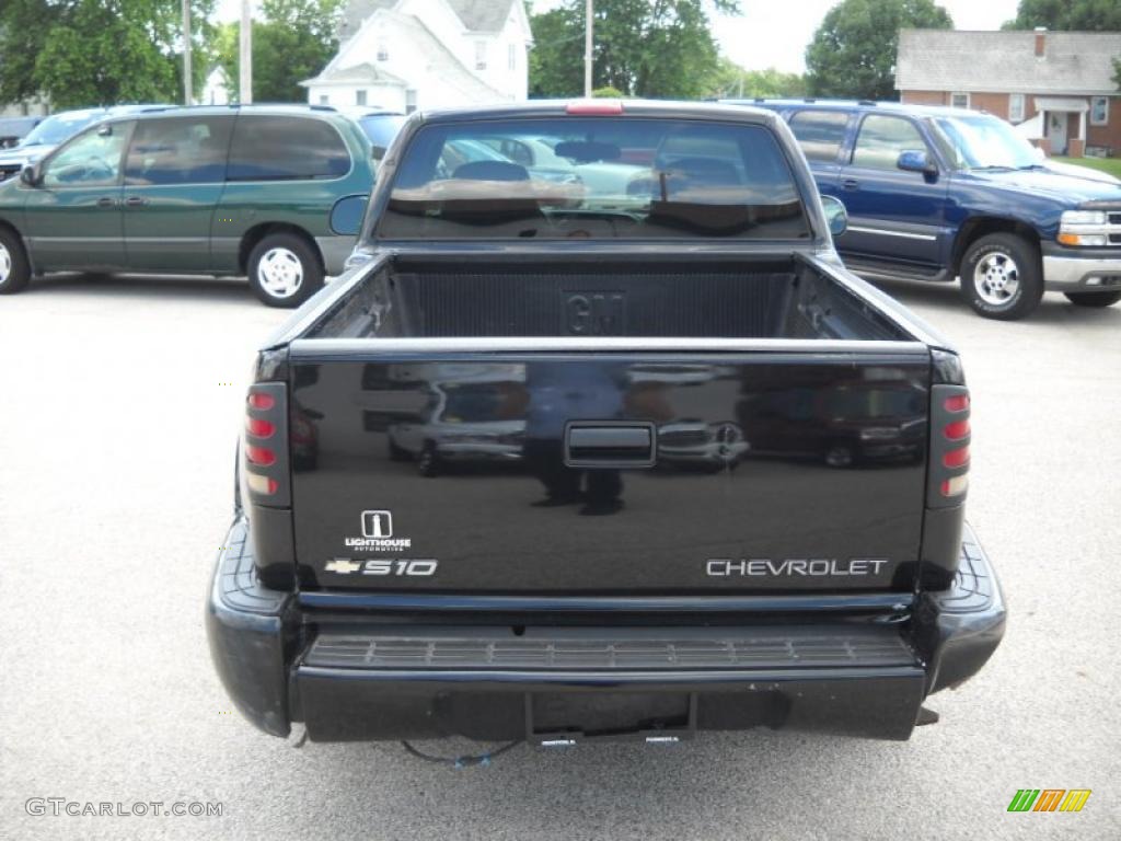 2000 S10 LS Regular Cab - Onyx Black / Graphite photo #8