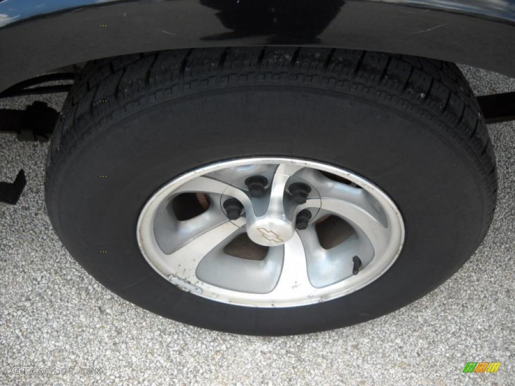 2000 S10 LS Regular Cab - Onyx Black / Graphite photo #10