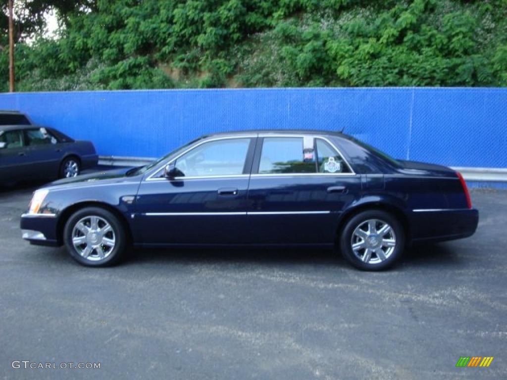 2007 DTS Sedan - Blue Chip / Cashmere photo #2