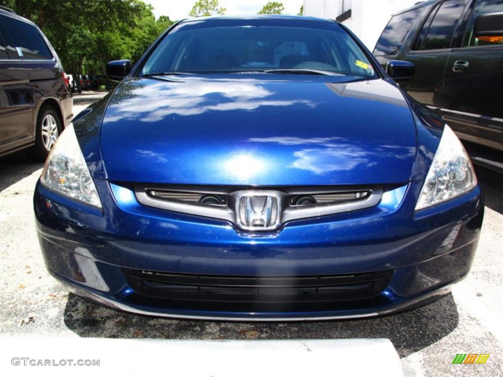 2003 Accord EX Sedan - Eternal Blue Pearl / Gray photo #4