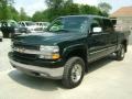 2001 Forest Green Metallic Chevrolet Silverado 2500HD LS Crew Cab 4x4  photo #3