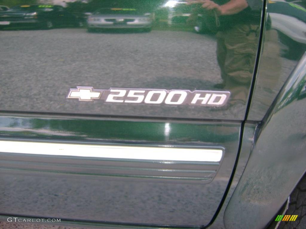 2001 Silverado 2500HD LS Crew Cab 4x4 - Forest Green Metallic / Graphite photo #6