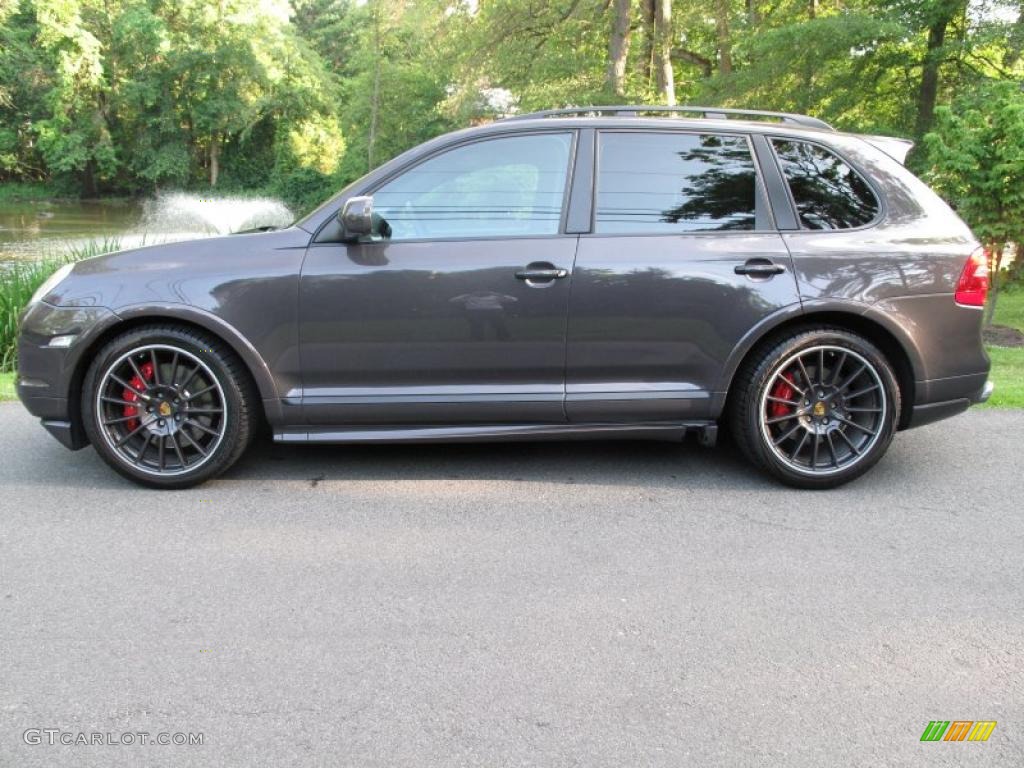 2009 Cayenne Turbo S - Lava Grey Metallic / Black w/Alcantara photo #3
