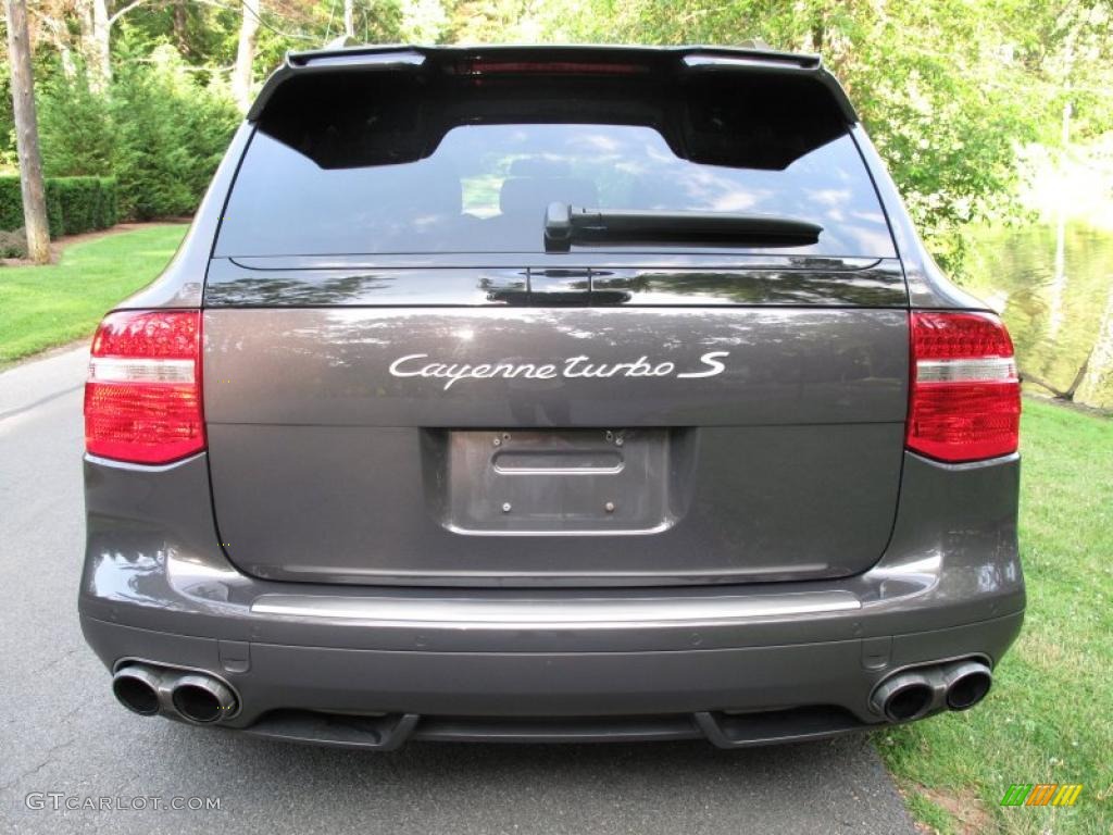 2009 Cayenne Turbo S - Lava Grey Metallic / Black w/Alcantara photo #5