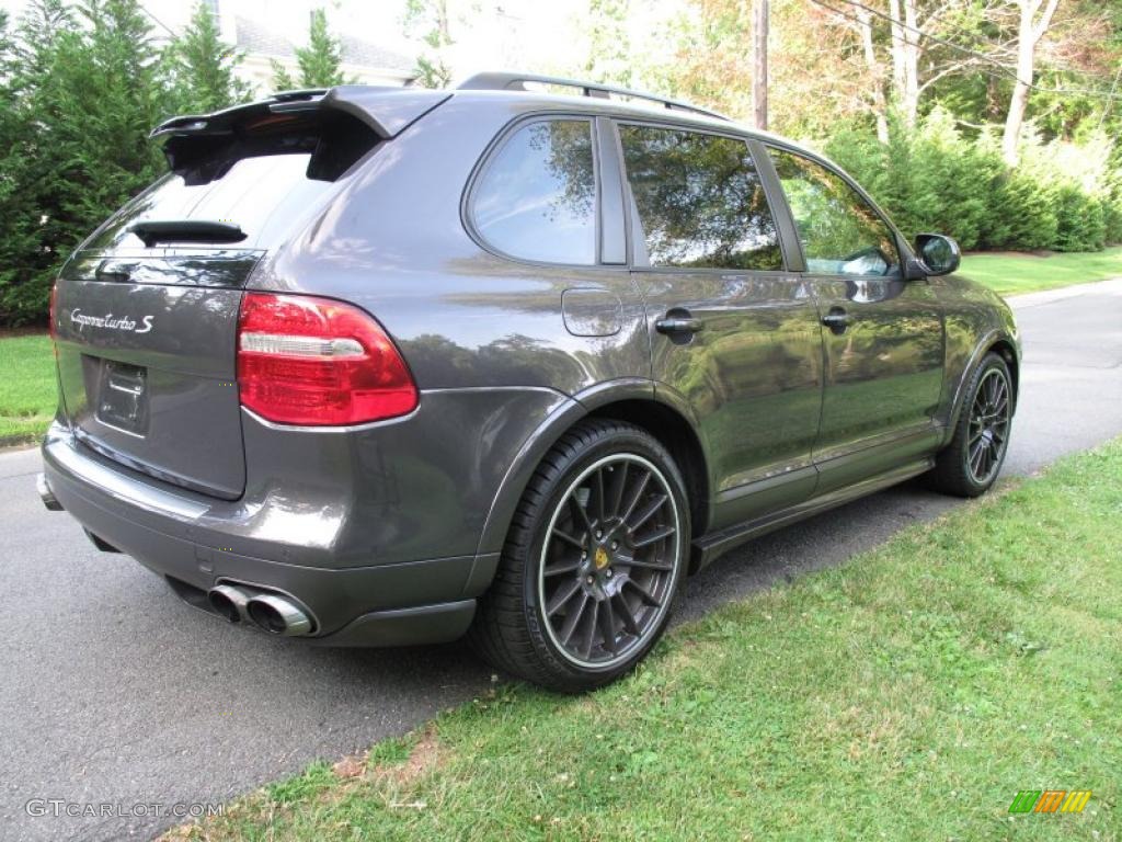 2009 Cayenne Turbo S - Lava Grey Metallic / Black w/Alcantara photo #6