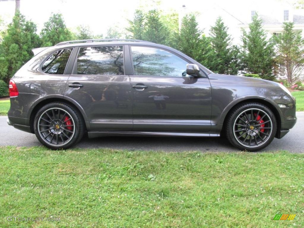 2009 Cayenne Turbo S - Lava Grey Metallic / Black w/Alcantara photo #7
