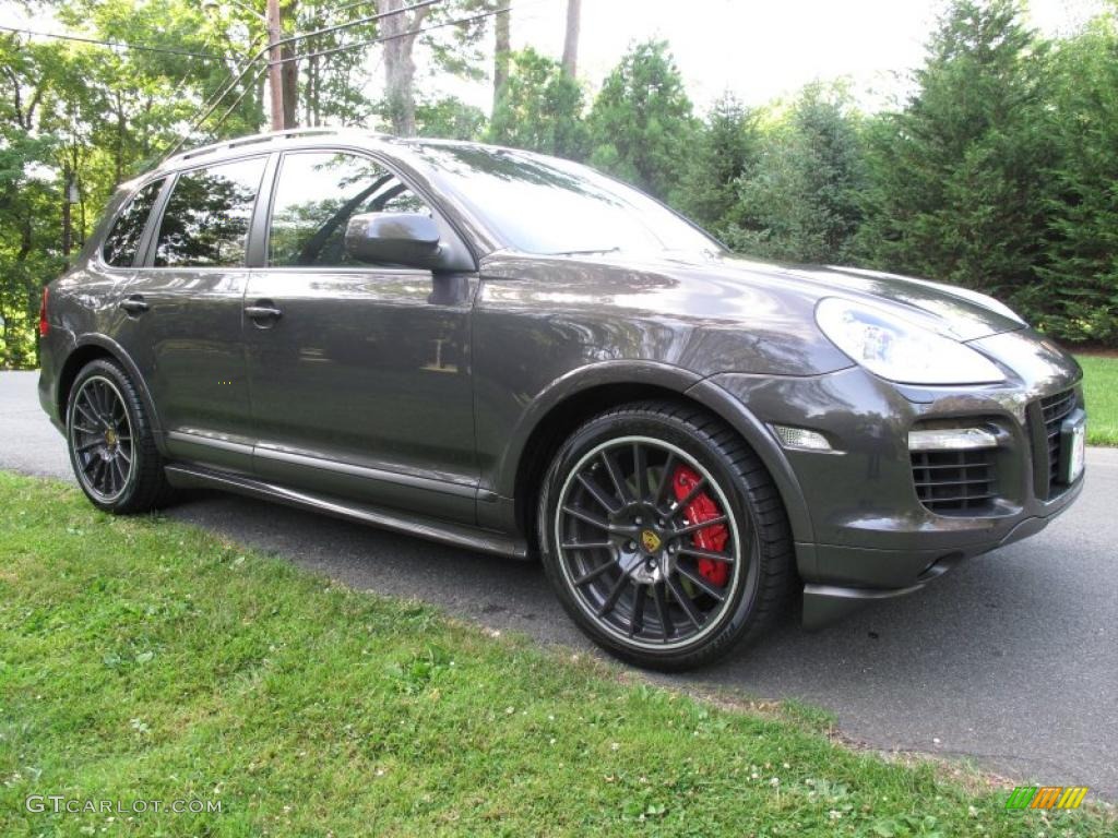 2009 Cayenne Turbo S - Lava Grey Metallic / Black w/Alcantara photo #8
