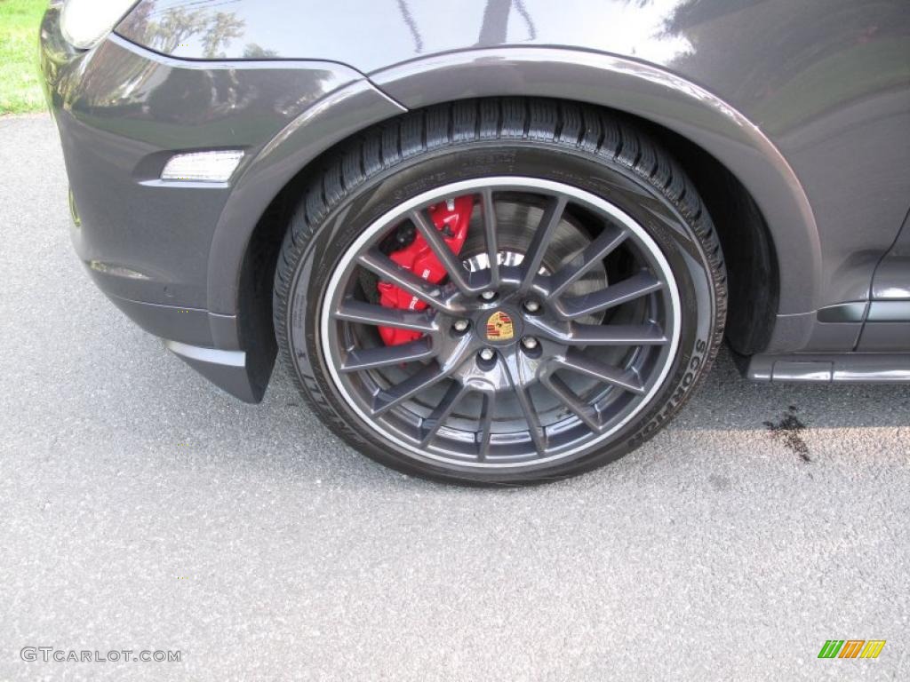 2009 Cayenne Turbo S - Lava Grey Metallic / Black w/Alcantara photo #10