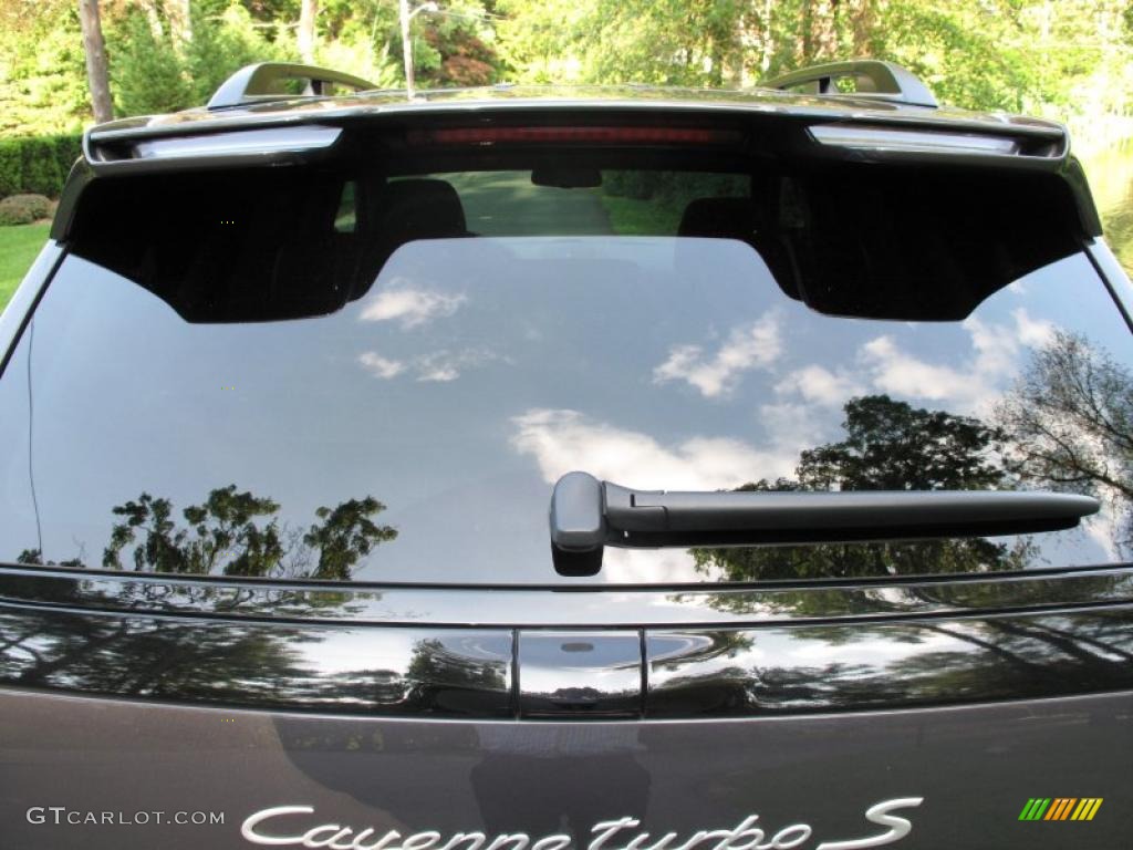 2009 Cayenne Turbo S - Lava Grey Metallic / Black w/Alcantara photo #13