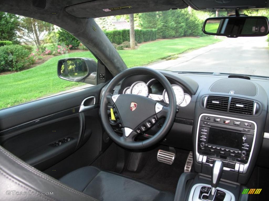2009 Cayenne Turbo S - Lava Grey Metallic / Black w/Alcantara photo #17