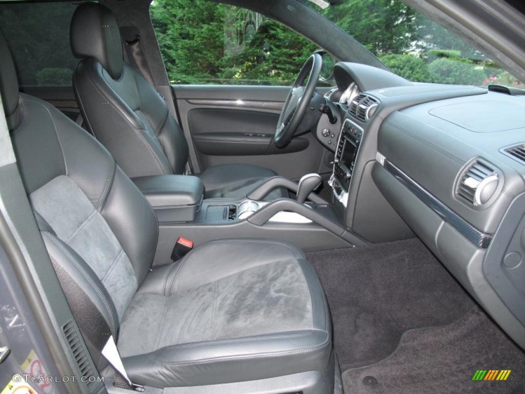 2009 Cayenne Turbo S - Lava Grey Metallic / Black w/Alcantara photo #22