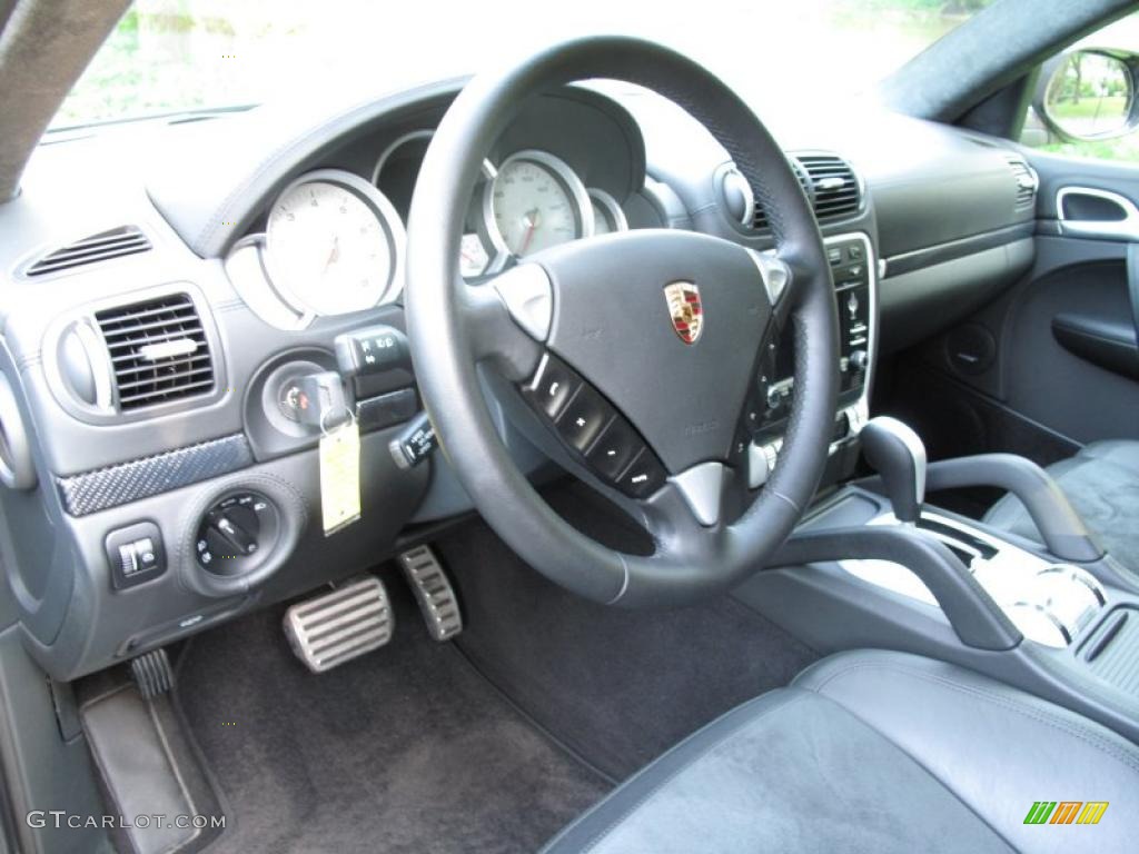 2009 Cayenne Turbo S - Lava Grey Metallic / Black w/Alcantara photo #26