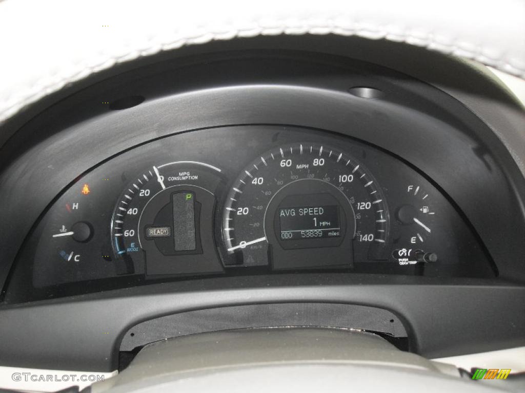 2008 Camry Hybrid - Super White / Bisque photo #6