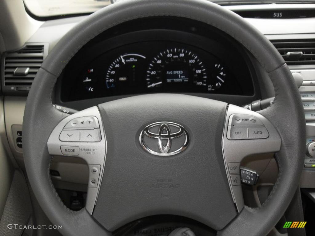 2008 Camry Hybrid - Super White / Bisque photo #7