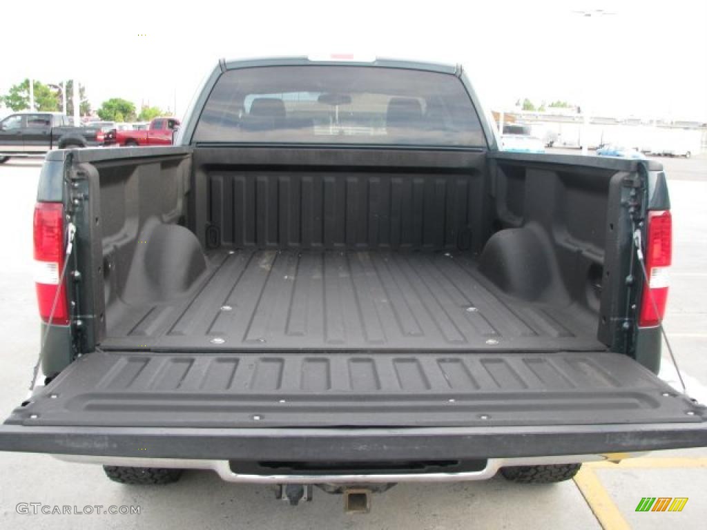 2005 F150 Lariat SuperCab 4x4 - Aspen Green Metallic / Tan photo #15