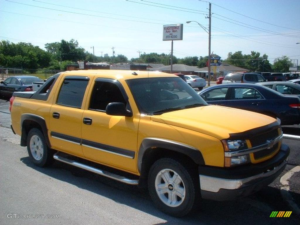 2003 Avalanche Z66 - Yellow / Dark Charcoal photo #3